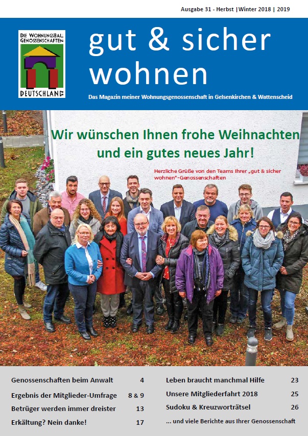 Mitgliedermagazin Winter 2018